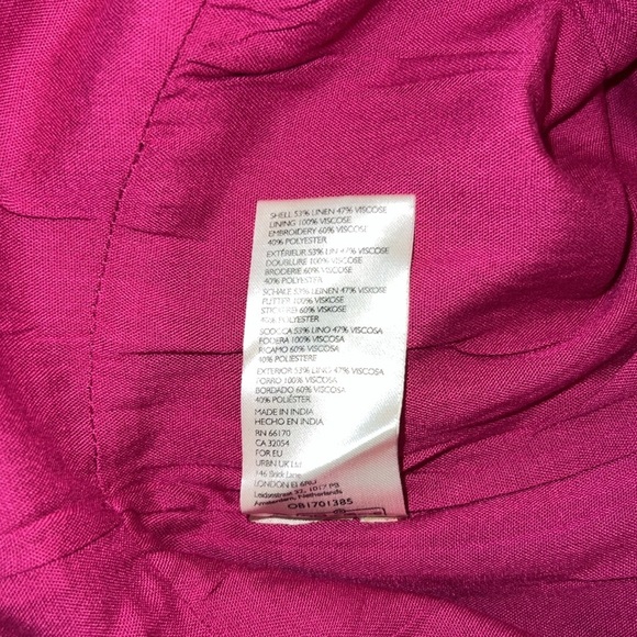 Anthropologie Women’s Jumpsuit Raspberry Size 10 NWT - Picture 15 of 16